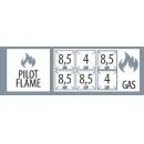 Mașină de gătit pe gaz cu 6 arzătoare | SPS 7012 G