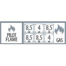 Mașină de gătit pe gaz cu 6 arzătoare pe suport | SPS 7120 G