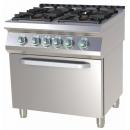 Mașină de gătit pe gaz cu 4 arzătoare | SPT 780/21 G