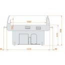Insulă frigorifică de prezentare | WCC Calypso 03 127.125