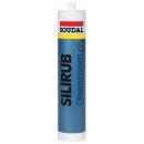 Silicon Antibacterian, Soudal Silirub Cleanroom, alb, 310 ml