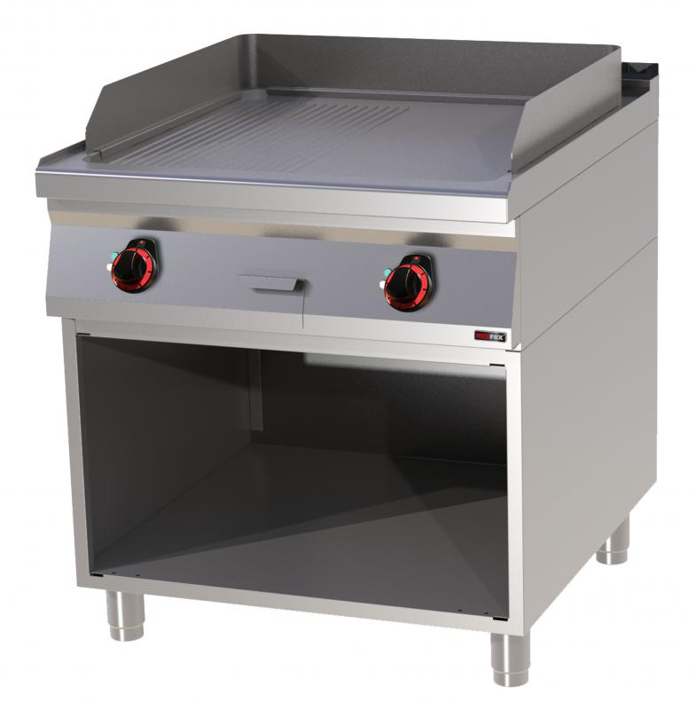 Grătar electric 1/2 neted şi 1/2 striat | FTHR 90/80 E