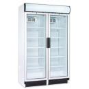 USS 748 D2KL (KH-VC748 G2DCA) - Glass door cooler with double doors and display
