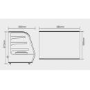 RTR 160 - Display warmer with curved glass display