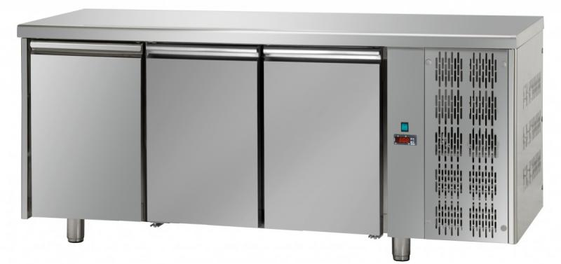 TF03MIDGN - 3 ajtós hűtött munkaasztal GN 1/1 