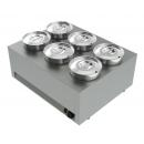 Bain-marie cu aer cald și 6 boluri | BM 06 D