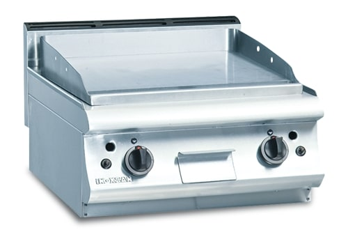 Gas griddle plate with smooth plate | 6IG 200P