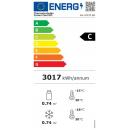 UDD 370 DTK (KH-VF370 GD) pright freezer with glass door