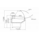 WCH I 1.3 - Counter with curved glass