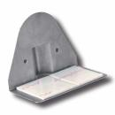 Selfadhesive duct support bracket, sheet metal
