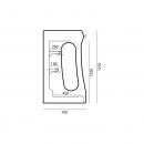 Dry food wall cabinet 1040 mm | RCh-1-2/BD Helion 2 1040