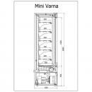 R-1 MVR 160/60 MINI VARNA - Refrigerated wall cabinet