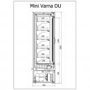 R-1 MVR 60/60 MINI VARNA | Hűtött faliregál nyiló ajtókkal