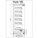 R-1 YR 100/70 YORK Refrigerated wall cabinet