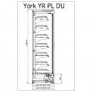 R-1 YR 100/70 PLUS YORK - Hűtött faliregál