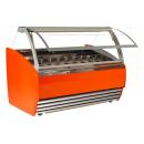 Vitrină frigorifică pentru îngheţată geam telescopic | K-1 BT 18/TL BISCOTTI