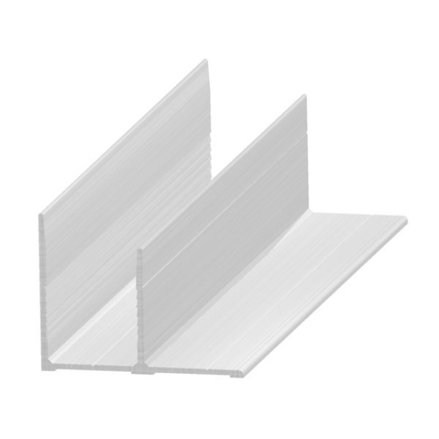 Profil tip 'F', 20 mm, aluminiu