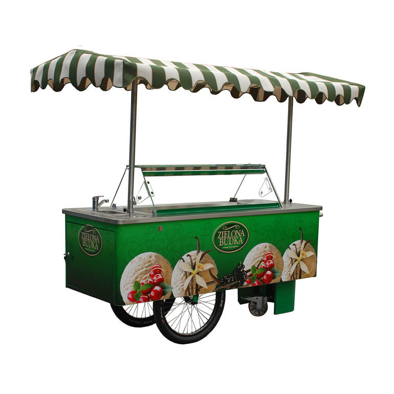 K-1 RK 7 RIKSHA - Kerekes fagylaltos kocsi