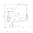 L-1 MD/W/SP 100/110 Modena | Csemegepult telepített