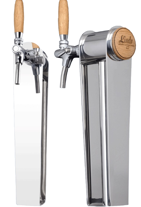 Tower Naked - Tower with 1 tap and oak wood handle