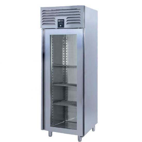 Rozsdamentes fagyasztóvitrin | KHP-VF5GD INOX (VTS 520 CR-VG)