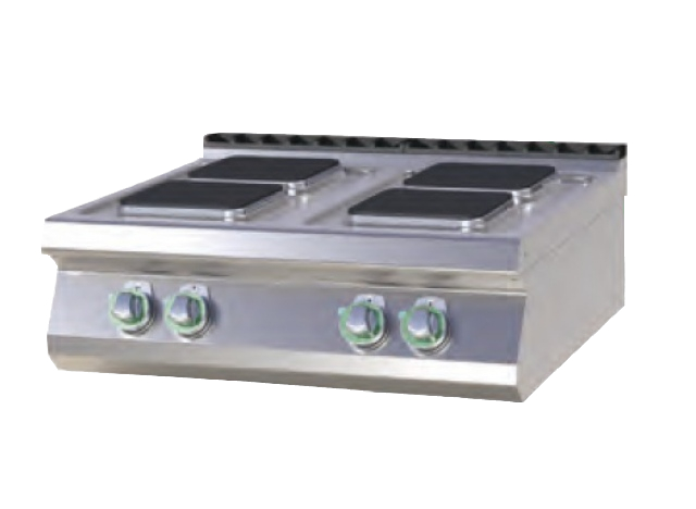 SPQ 708 E - Electric range with quadratic plates