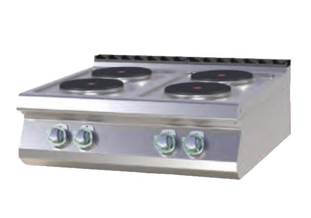 Maşină de gătit electrică cu 4 plite rotunde | SP 708 E