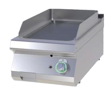 FTHC 704 G - Gas griddle plate with smooth plate - chromed