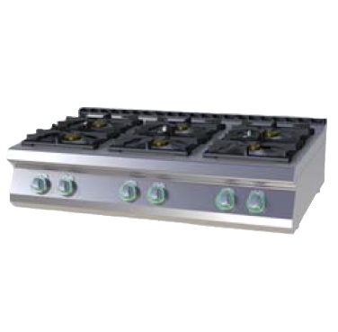 Mașină de gătit pe gaz cu 6 arzătoare | SPS 7012B G