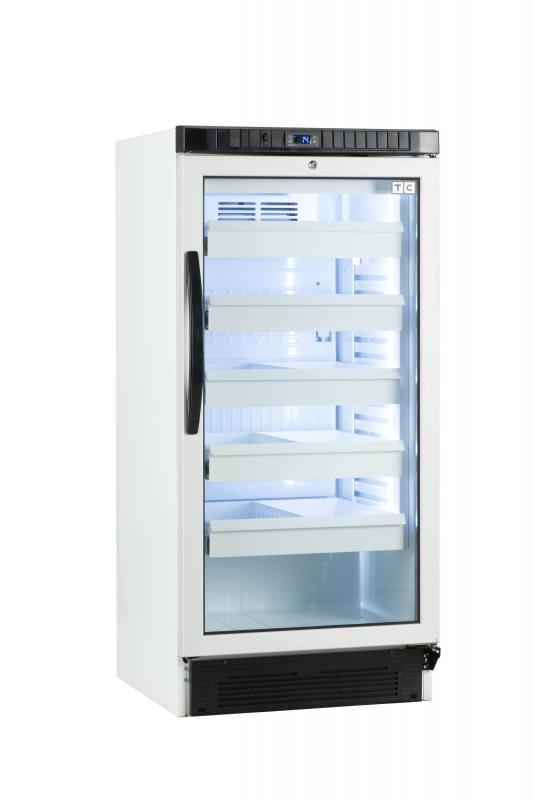 TC 220MED (CS-220 P) - Glass door cooler with drawers