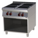 SPQ 90/80 E-Boiling top quadratic plates with base