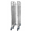 810606 | Cărucior debarasare tăvi 15 x GN 1/1 depozitare compactă