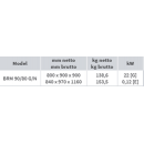 Tigaie basculantă gaz de 80 litri | BRM 90/80 G/N