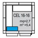 Cooling chamber with modular cooling | CEL10-16-16
