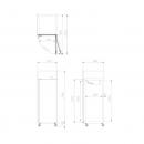 MBF8116GR INOX refrigerator