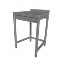 Masă de lucru cu rebord și întărituri pe 3 laturi | 730 x 700 x 885 mm