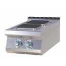 Mașină de gătit electrică cu 2 plite pătrate | SPQ 704 E