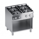 Mașină de gătit pe gaz cu 4 arzătoare și suport deschis | K7GCUP10VV