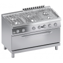 Gas range 6 burners and gas oven 105 x 53 cm | C2GCU15FFM