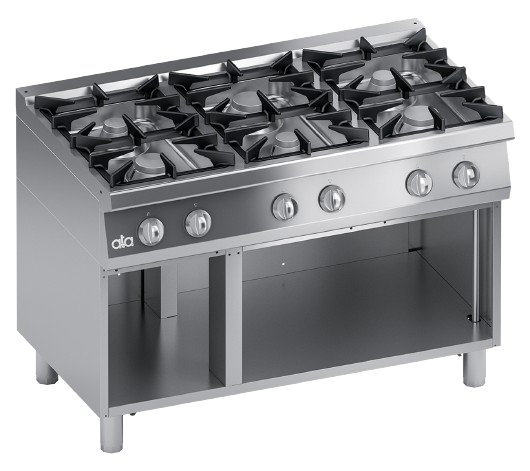 Gas range 6 burners and cabinet | K7GCUP15VVP