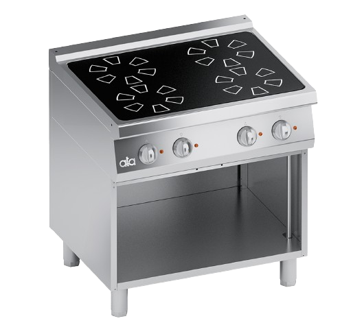 Electric range on open cabinet | K7EVC10VV