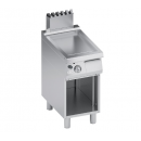 Gas low-built smooth plate grooved steel on open cabinet | K7GFB05VVL