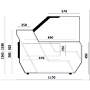 Refrigerated display cabinet | IZI P 1360