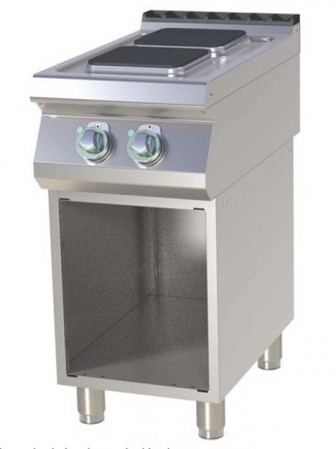 SPQ 740 E - Electric range quadratic plates with base