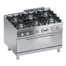 Gas range 6 burners + maxi gas oven 105 x 53 cm | K4GCUP15FFM