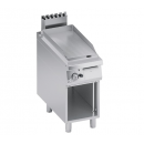 Gas griddle plate grooved + open cabinet | K4GFRS05VV
