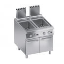 Gas pasta cooker double tank 40+40 lt. | K4GCPP10