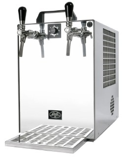 Răcitor de sifon pe tejghea cu 2 robineți | SODA KONTAKT 70 Green Line PREMIUM (Lindr)