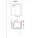 Cameră congelare 6,9 m³ (1,5 x 2,0 x 2,3 m), cu agregat extern | TCS004