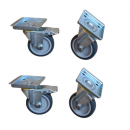 4 darabos kerékszett KH-GN650, KH-GN1410 hűtő-/fagyasztószekrényekhez